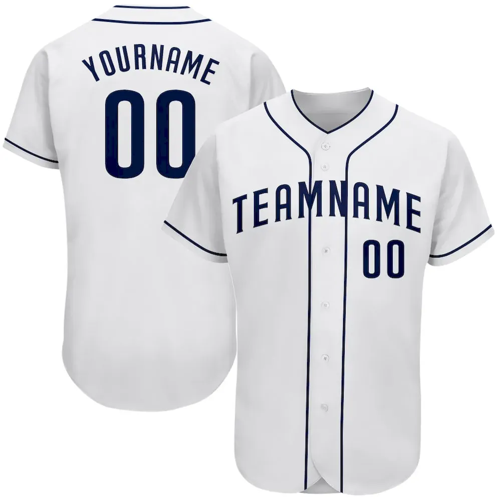 white_0125.webp Custom White Navy Authentic Baseball Jersey - Image 1